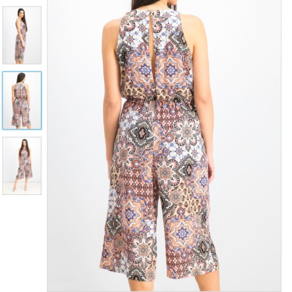 BOGO Funky Pattern Capri Jumpsuit - Picture 2 of 8